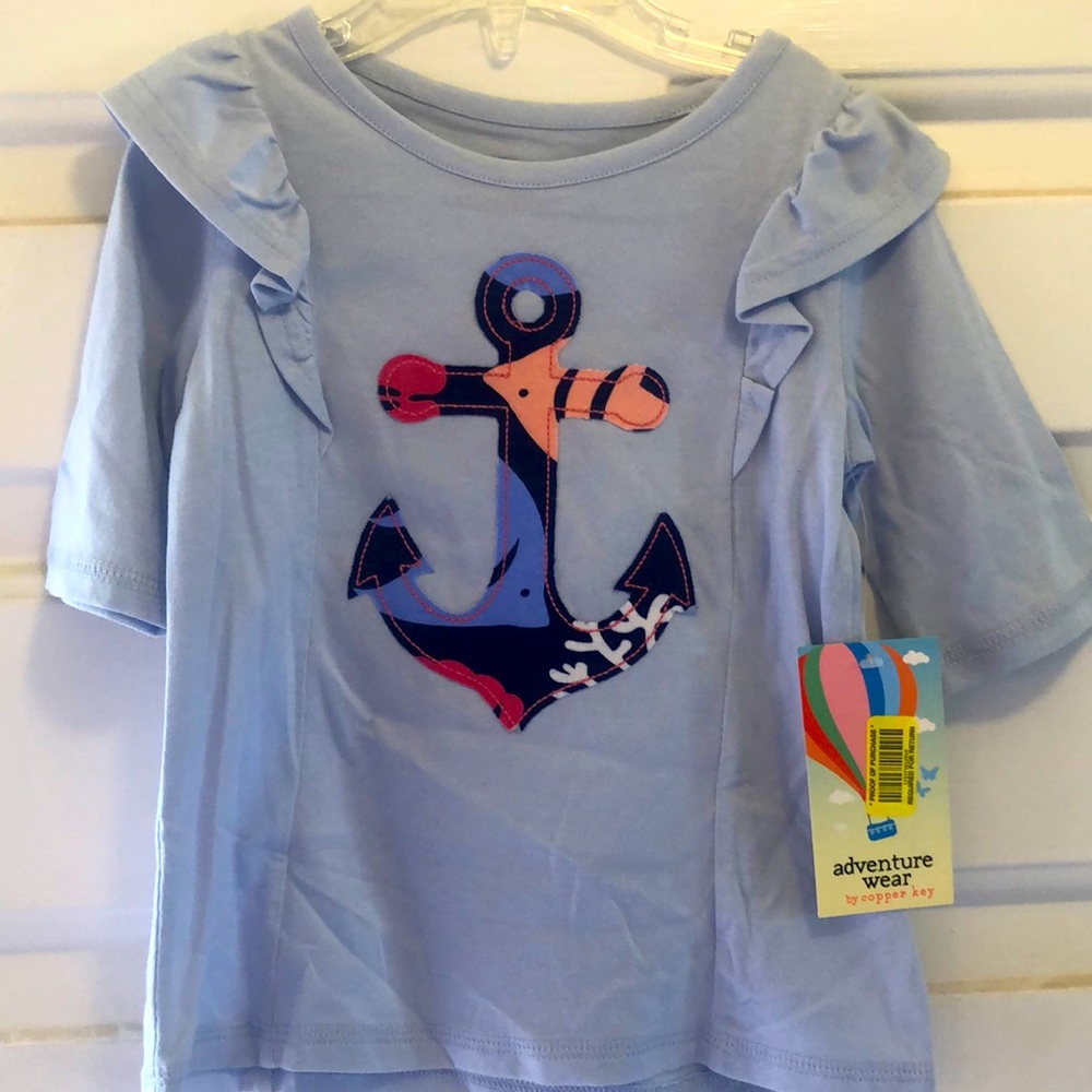 NWT! Precious, Toddler Girls Top by Adventure Wear Copper Key! Size 2T.